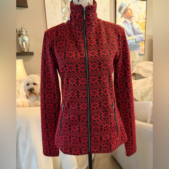 Luhta Women's Red Jacket/ base Top/ Ski Aspres top - Picture 7 of 17